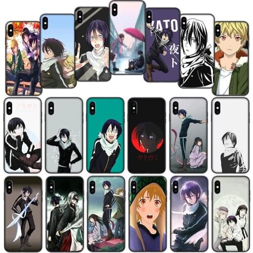 Noragami Anime Soft Cover Case for iPhone 7 8 6 6S 5 5S SE Plus