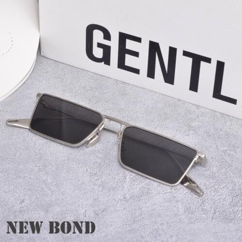 2021 new fashion square metal glasses frame Women men sunglasses GENTLE New bond Eyeglasses frame for women men sun glasses