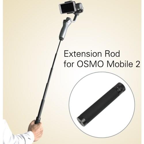 New Extension Stick Rod pole Scalable Holder for DJI OSMO Mobile 2 Handheld Smartphone Gimbal Accessories Free Shipping