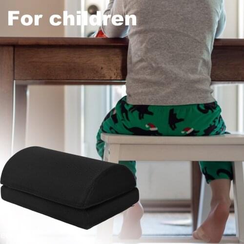 Slowly Resilient Elastic Cotton Footrest Pillow For Home Office Footstool Cushion Medical Foam Non-Slip Pedal For Under Desk Use