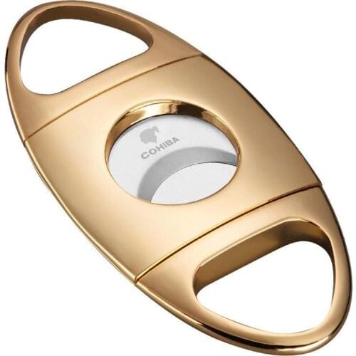 Popular Stainless Steel Double Blade Max 6 Cigar Cutter