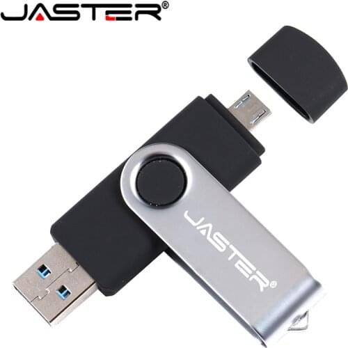JASTER 2 in 1USB 2.0 4GB 8GB 16GB 32GB 64GB Flash Drive/Disk with Customized Logo Printing for Promotional Company Gifts