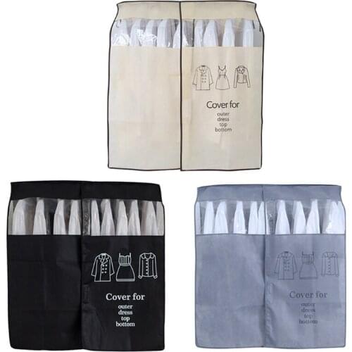 Clothes Hanging Dust Cover Suit Coat Storage Bag Case Protector Closet Wardrobe Dress Clothing Organizer