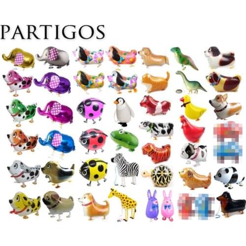 1pc/lot Assortment Design Walking Pet Balloon Hybrid Models of Animal Balloons Children Party Toys Birthday Gift Puppy globos