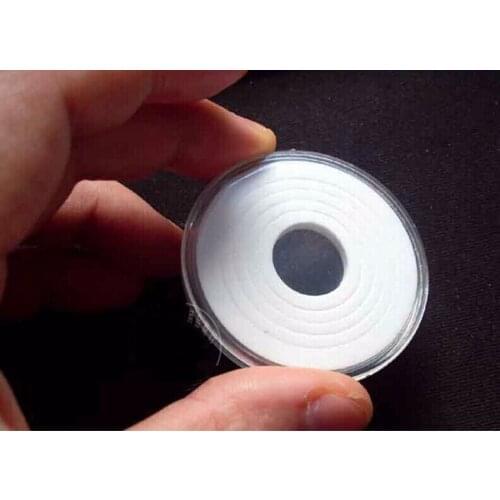 20PCS/lot Acrylic Round Storage Box Money Coin Holder Commemorative Coins Collection Box Mat(5 Size) Coin Holder Inner 16mm-40mm