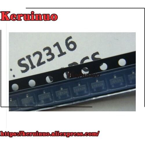 50PCS/LOT SI2316 SI2316DS VISAHY SOT23-3