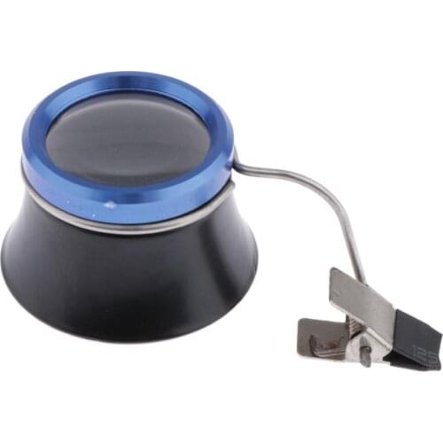 5x Watchmaker Magnifier, Magnifying Glass, Jewelry Magnifier, Eyepiece with Magnifying Clips
