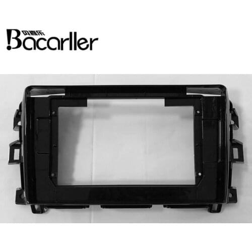 10.1" Car radio Fascia Frame Facials Install Panel Dashboard Trim Kit radio for Nissan Navara NP300 Renault Alaskan 2014-2017