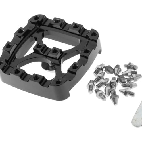 CNC Aluminum Brake Pedal Pad Cover Anti-Skid for Harley XL Off-road