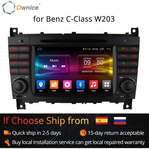 4G SIM LTE Android 6.0 Octa 8 Core Car DVD for Mercedes C Class W203 2004 - 2007 c200 C230 C240 C320 C350 CLK W209 2005 GPS