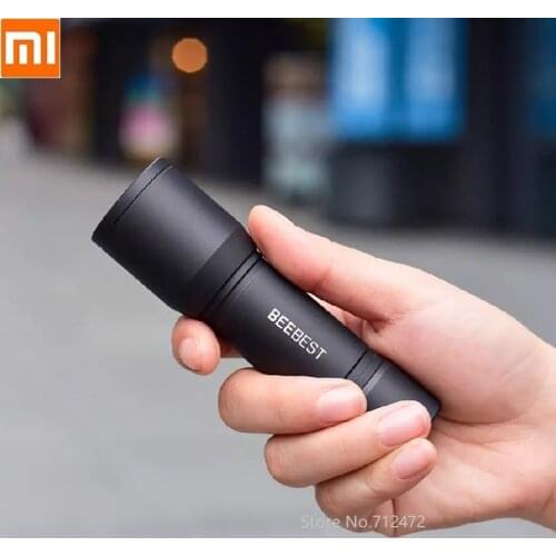 BEEBEST 130m Lightweight Rechargeable Flashlight Waterproof SOS Portable Mini Torch Outdoor Camping