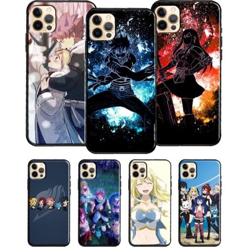 Anime Fairy Tail For iPhone 12 Pro Max Mini Cover TPU Phone Case For iPhone 11 Pro Max XS X XR 7 8 Plus SE