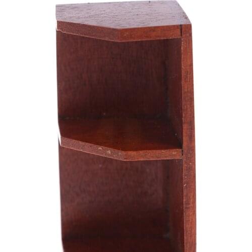 Hot Sale 1 Pc 1:12 Scale Wooden Dollhouse Miniature Book Cabinet Bookshelf Wooden Cabinet Doll House Decor