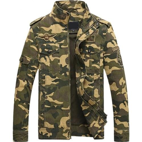 Hot Sale Jacket Men Army Windproof Mens Jackets And Coats Camouflage Windbreak Coat Jacke Men Plus Size 4XL jaqueta masculino