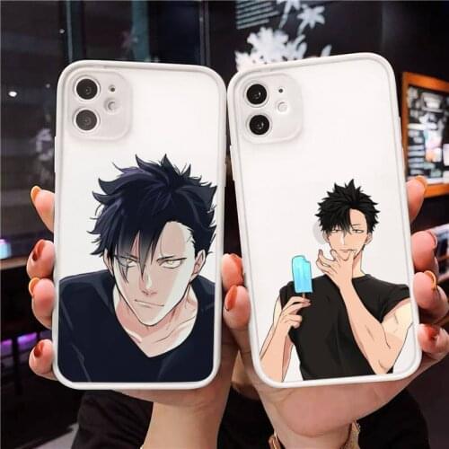 Haikyuu Kuroo Tetsurou P Phone Case For iPhone 12 11 Mini Pro XR XS Max 7 8 Plus X Matte transparent White Cover