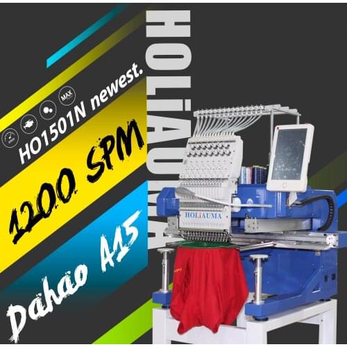 China 10 years service! Multi head 1 head embroidery machine DAHAO computer high quality like tajima for cap flat 3D garment bag