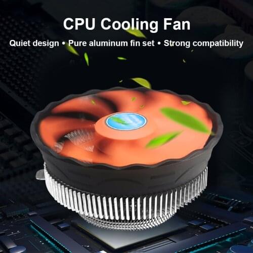 CPU Air Cooler 120mm Cooling Fan CPU Cooler 3 Pin DC 12V 2000RPM Computer Cooling System Case Quiet Ventilador Silent Radiator