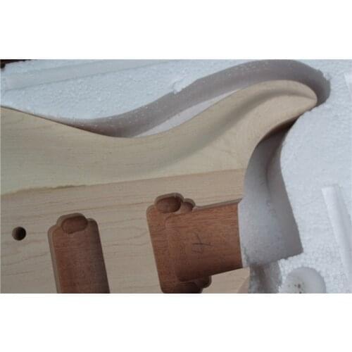 DIY Electric Guitar Builder Kit Project Mahogany Unfinished New Single Cutaway
