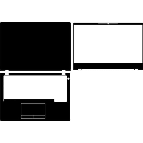 Carbon fiber Laptop Sticker Skin Decals Cover Protector for Lenovo V730-13 13.3"