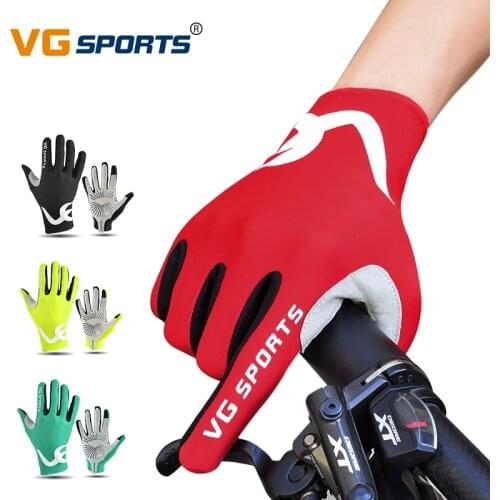 Touch screen Anti-slip VG sports Breathable Cycling Gloves Sliding Screen Breathable Gel Pad Road Bike riding Full fingers MTB