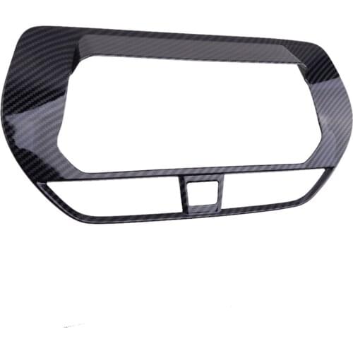 New Car Carbon Fiber Texture Central Console Navigation Frame Cover Trim ABS Fit for Nissan Teana Altima 2019 2020