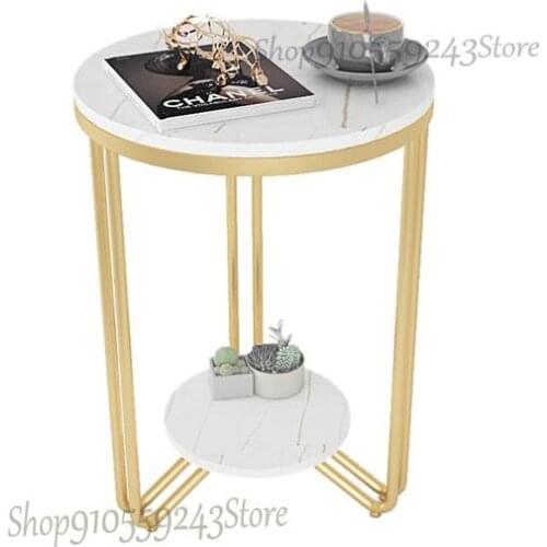 Custom Nordic Marble Rock Slab Side Table Coffee Table Light Luxury Bedside Table Living Room Sofa Side Cabinet Corner Table Bal