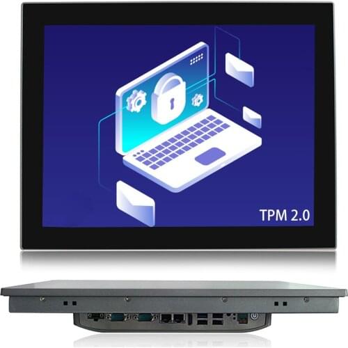 Industrial all in one pc touch screen embedded touch panel tablet pc for Windows 10 /7/8 J1900 17"1280x1024 9~36V input