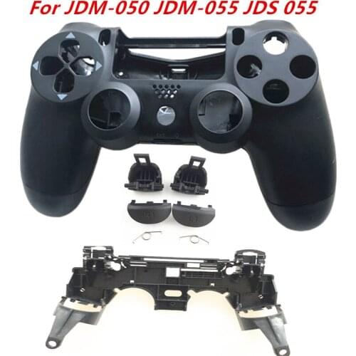 PS4 JDM-055 JDS 055 Controller Replace Case Front Back Housing Shell For Playstation 4 Pro JDS050 JDM-050 Inner Frame W/ Buttons