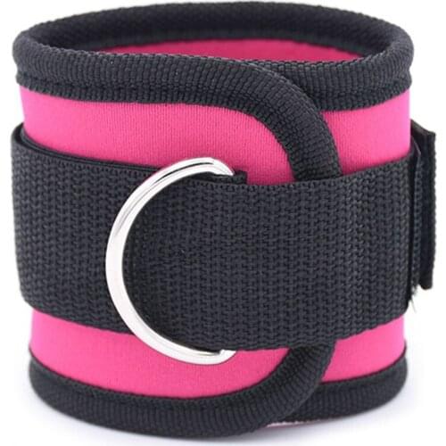 Adjustable D-Ring Ankle Strap Buckle Body Building Resistance Band Gym Multi Thigh Leg Ankle Cuffs Power Weight Lifting Fitness