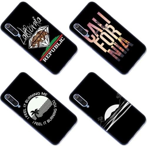 California trees Beach Surf Silicone Case for Xiaomi Mi POCO X3 NFC M2 X2 9SE 9T CC9 E A3 Note 10 Lite 10 ULTRA F2 Pro 5G Cover