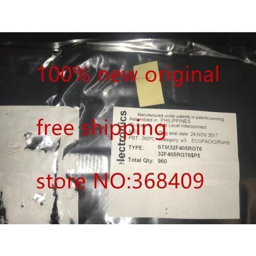 STM32F405RGT6 STM32F405RGT 5PCS-960PCS/LOT QFP 100% NEW original STOCK