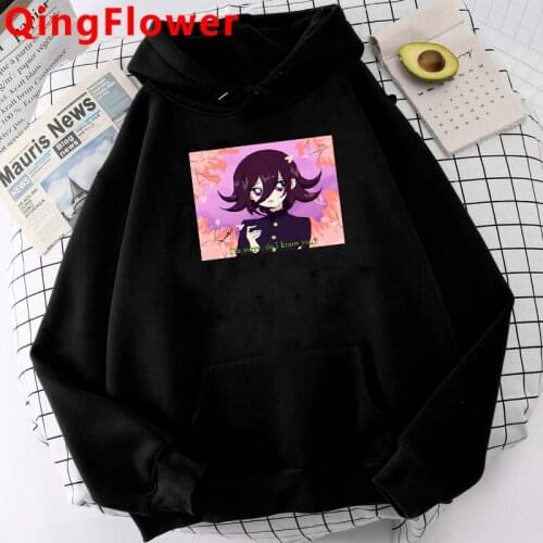 Danganronpa Monokuma Funny Cartoon Unisex Hoodie Mikan Tsumiki Kawaii Anime Aesthetic Sweatshirt Manga Cute Hip Hop Hoody Male