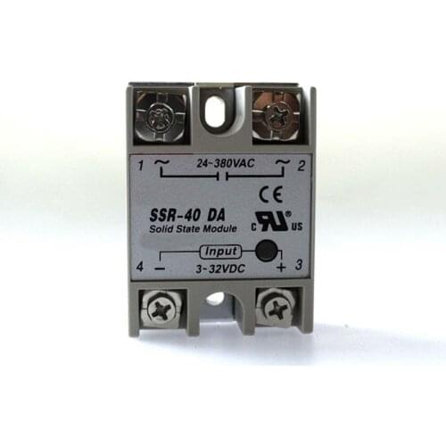 SSR 40A SSR40A ssr-40A Solid State Relay Single Phase for SSR Temperature Controller
