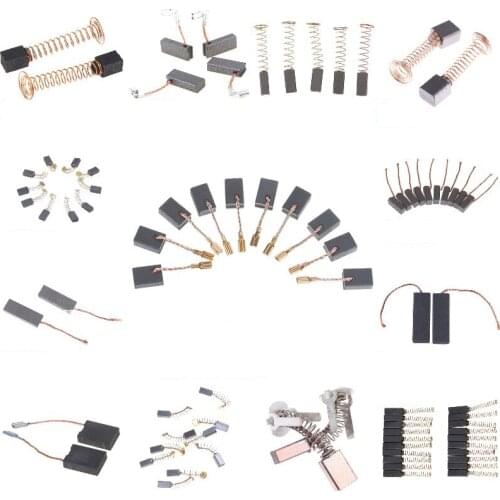 Angle Grinder Graphite Brush Replacement Power Tool Carbon Brushes Electric Hammer For Motors Dremel Rotary Tool 20/10/4/5/1Pcs