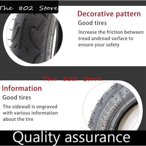 10X2 50-100-6 Outer Tyre thickened pneumatic tire for Self Smart Balancing Electric Scooter