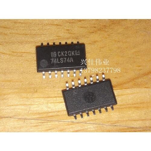 10PCS New SN74LS74ANSR 74LS74A SOP-14 SOP-5.2MM width body logic chips