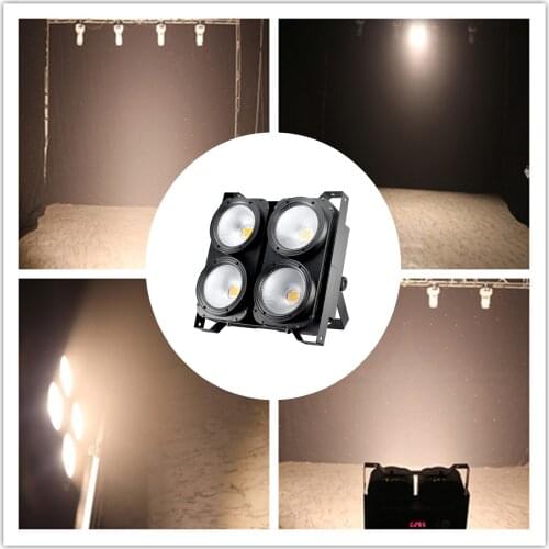 Four-eyes audience light 400W LED COB cold/warm white cob high power professional control stage lighting equipment