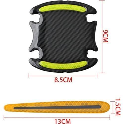 8Pcs/Set Car Door Sticker Cover Styling Accessories for Toyota Avensis Corolla Prius RAV4 Camry Reiz Venza Highlander Prado Sequ