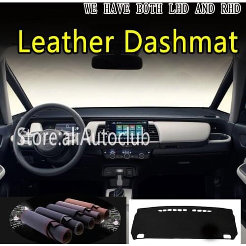 For Honda jazz fit G4 2020 2021 2022 Accessories Leather Dashmat Car Styling Covers Dash Mat Dashboard Cover Carpet