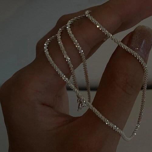 CHARM FOX Silver Chokers