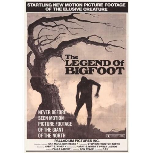 D0840 The LEGEND OF BIGFOOT Movie Silk Fabric Poster Art Decor Indoor Painting Gift