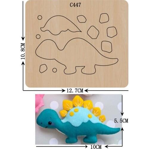 New dinosaur Wooden die Scrapbooking C-447 Cutting Dies Multiple sizes