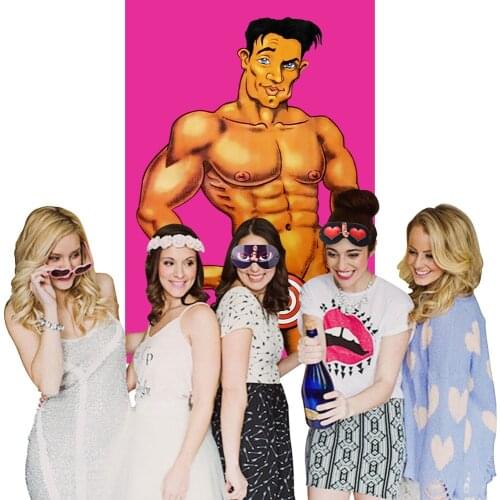 EXVOID Bachelorette Bridal To Be Night Drinking Game Hen Party Accessories Paper Poster Stickers Bachelorette Party Supplie