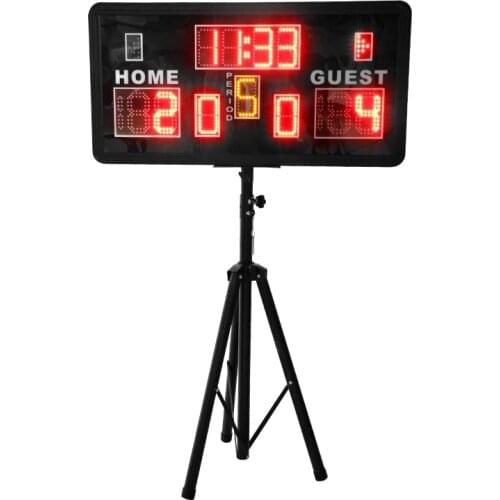 [Ganxin] For Big Bigital Scoreboard With Remote Conrol Portable Led Scoreboards Basketball