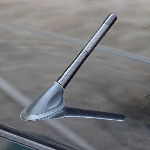 Carbon Fiber Metal Short Modified Radio Antenna for Universal Car Kit
