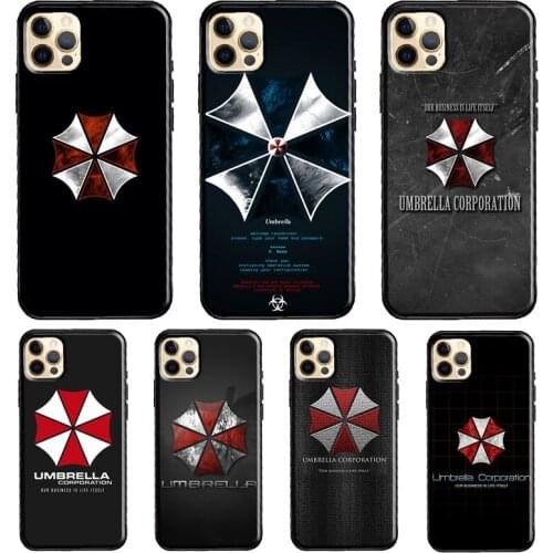 Umbrella Corporation Soft Cover For iPhone 11 12 Pro Max XS XR X 12 mini SE 2020 5S 6S 7 8 Plus Phone Case