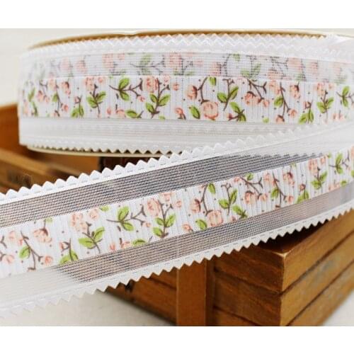 150623117 , NEW width 32mm hollow flowers series Ribbon, DIY handmade materials,Wedding decoration Required Materials