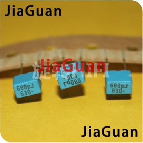 20PCS NEW EVOX PFR5 680P 630V P5MM MKP 681/630V film EVOX-RIFA PFR 681 680PF 630VDC 0.68NF 0.00068UF