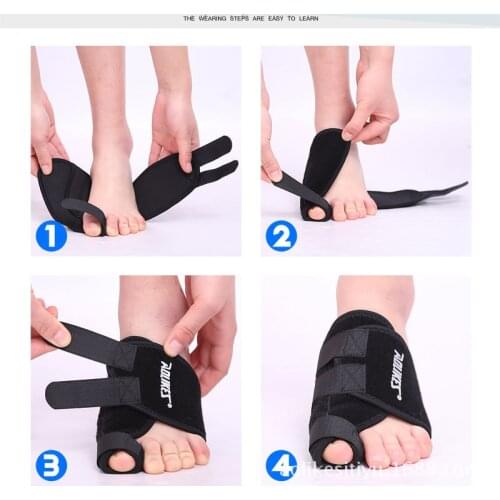 Adjustable Sports Foot Board Pad Hallux Valgus Correction Bandage Ankle Guards Sole Big Toe Fracture Fixation Recovery Auxiliary