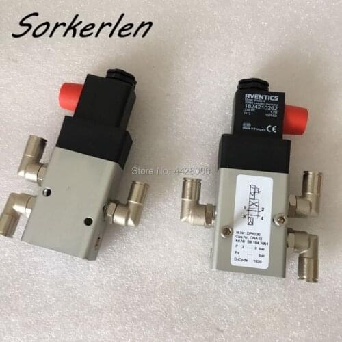 S9.184.1051,HDM CD102 SM102 SO102 CX102 pneumatic 4/2 way valve - 6mm push fits X 3,HDM press part